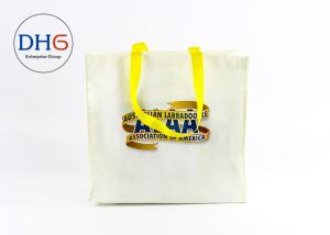 Wholesale Grocery Stores Custom Non Woven Tote Bags Light Weight Color Silk Screen Printing from china suppliers