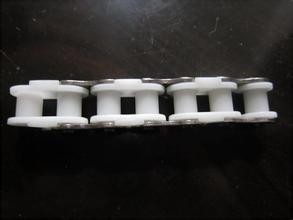 PC40 ULTRA LOW FRICTION CONVEYOR CHAINS WHITE ENGINEERING PLASTIC CHAINS MATERIALS POM WHITE COLOR