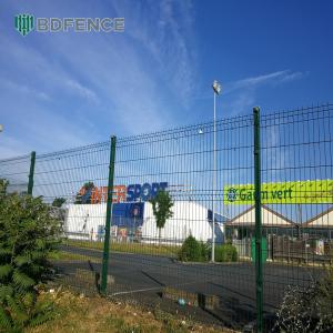 Wholesale Home Outdoor Garden Metal Triangle Bending Pvc Coated 3d Curved Wire Mesh Fence Fencing from china suppliers