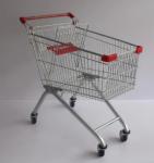 Wheeled Grocery Zinc Supermarket Shopping Carts Trolley