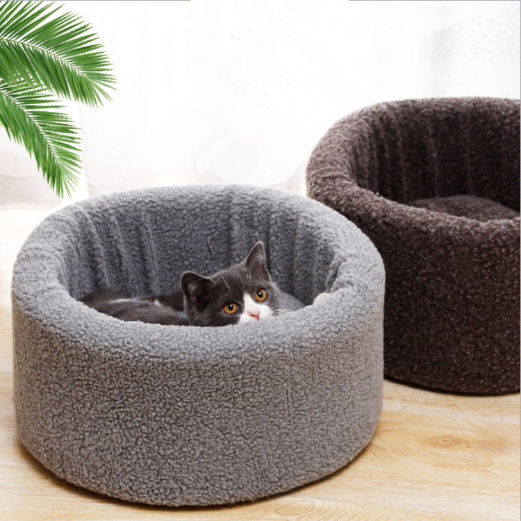 S Size Foam Pet Stocked Round Kennel For Dogs