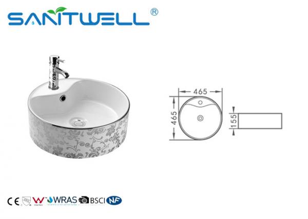 Quality AB8002 Ceramic Art Basin Bathroom vanity sink above counter top for sale