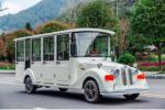 8 Seats Electric Sightseeing Car , Electric Tour Bus 30km / H Max Speed