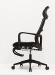 Black High Back Mesh Arm Chair 100mm-70mm Gas Lift Breathable