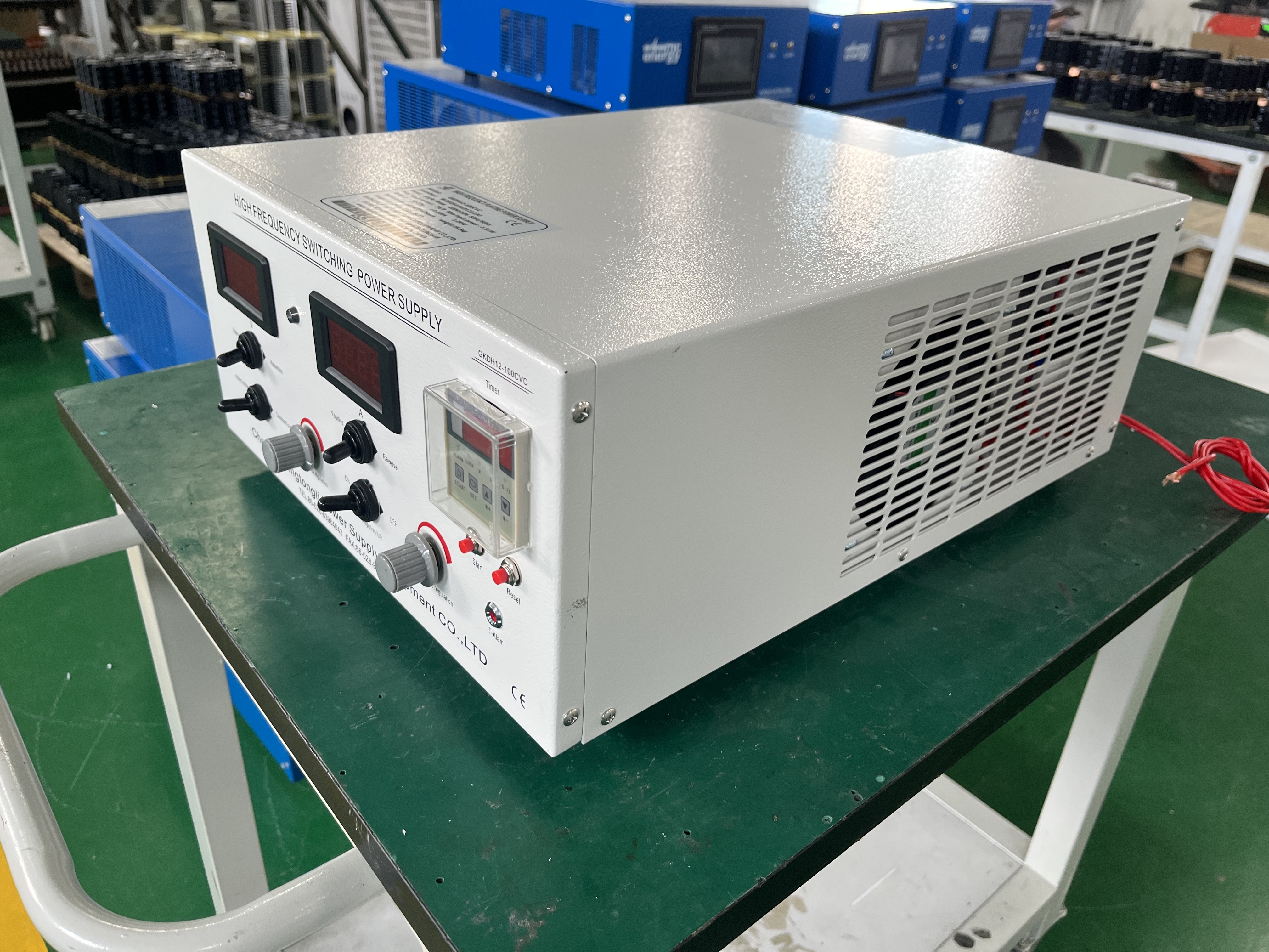 12V 100A Local Control Reversing DC Power Supply 220V Single Phase Input Polarity Switching Rectifier