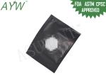 Sliver Logo Children Resistant Bags Large Size For Marijuana Seeds Saving