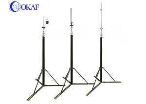 Wholesale Aluminum Pnuematic Telescopic Mast Tripod Portable Antenna from china suppliers