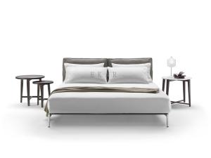 Wholesale Leather Upholstered Modern Design King Size Bed from china suppliers