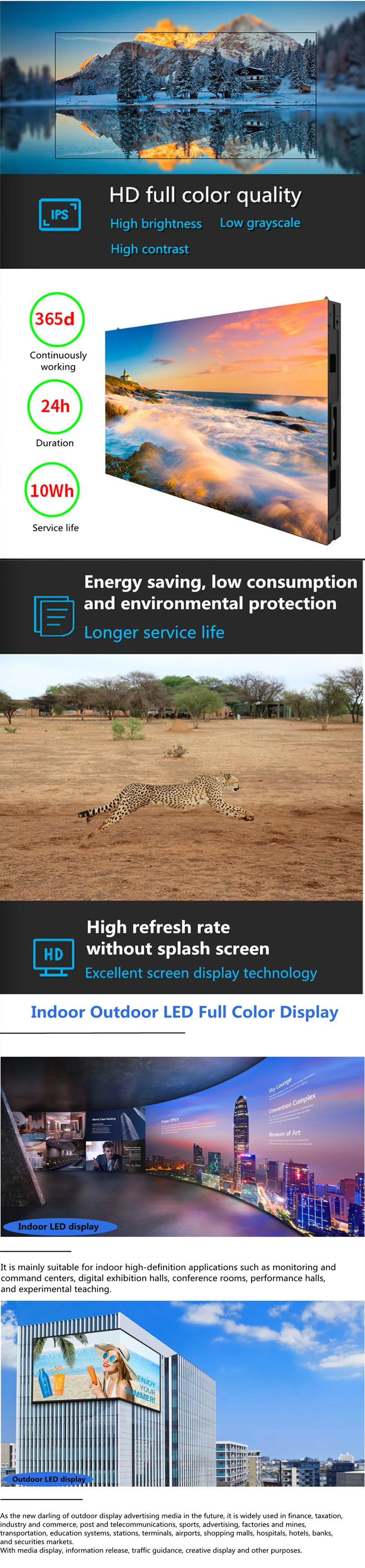 250*250mm Indoor Led Display Screen Billboard Advertising Panel