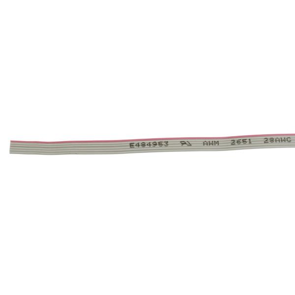 UL VW-1 Rated Copper Flat Ribbon Cables 105.C Temperature 300V Voltage Flame