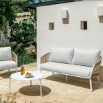 Outdoor Furniture Rattan and Wicker Dining Chair with Armrest NO Folded