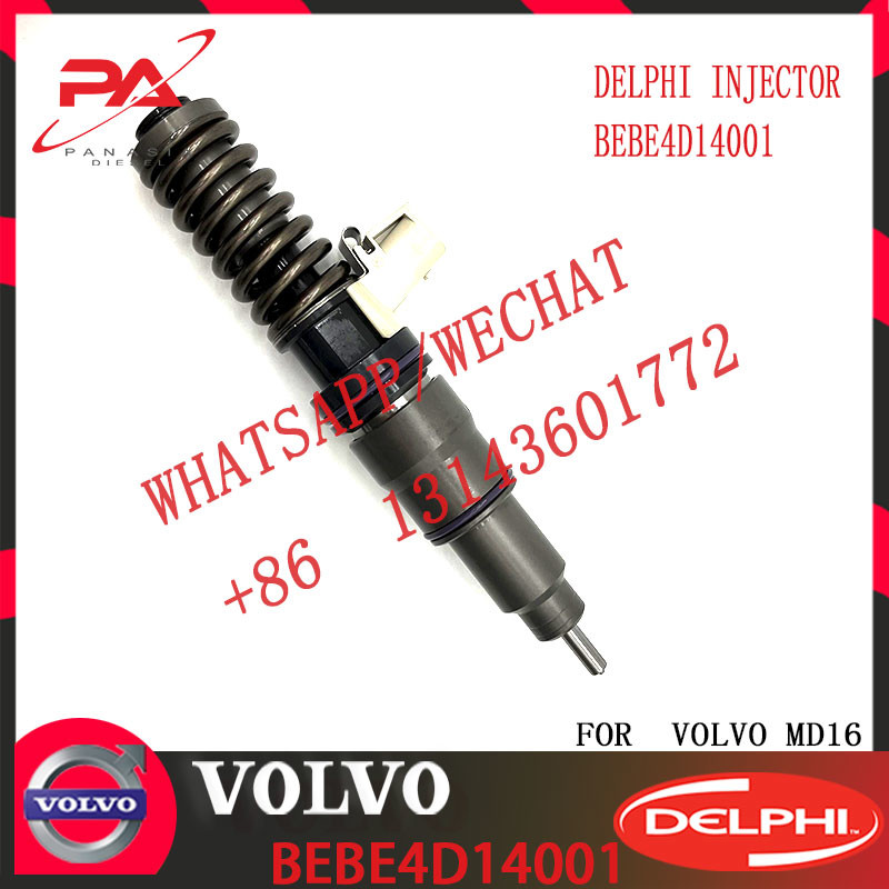 Diesel Fuel Injector 20780666 4 Pins EUI Unit Injector BEBE4D14001 BEBE4D14101 For V-O-L-V D16 3512 TIER 3