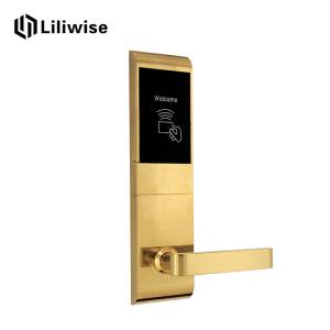 Wholesale Zinc Alloy Rfid Hotel Door Locks , Modern Smart Card Reader Door Lock from china suppliers
