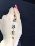 Bi 3 color spring Bracelet 18k gold white gold yellow gold rose gold Bracelet