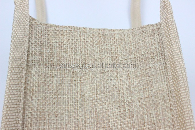 2021 Low price 1 bottle jute wine carrier bag high quality customized canvas wine bag reusable gift carry case