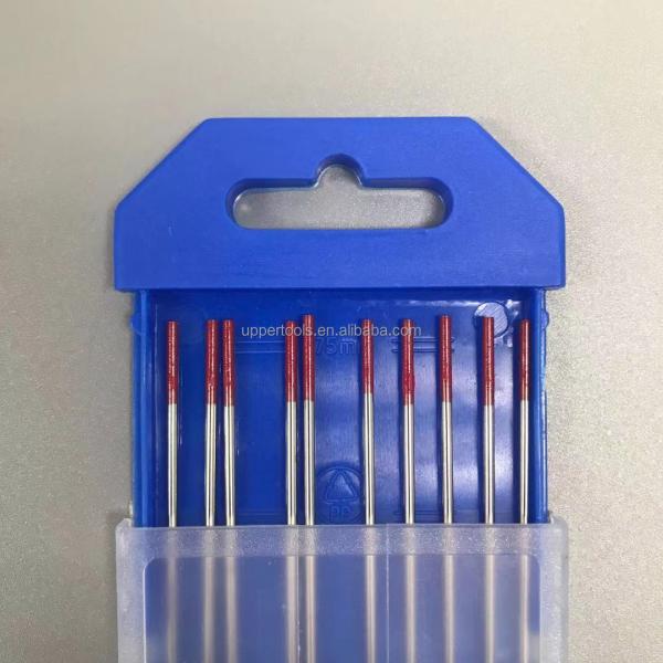 TIG Welding Consumables 2% Thoriated Red Head Tungsten Electrodes WT20 1.6mm Superior
