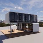 Contemporary 20ft 40ft Prefab Modular Houses Tiny Homes Cabin Office Portable
