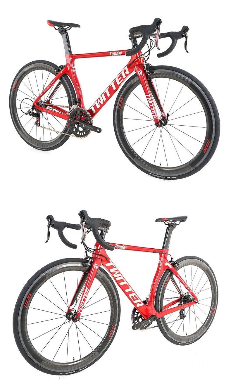 22 Speed All Carbon Fiber Bike High Modulus Carbon T800 For Adult