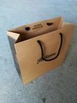 Eco-friendly durable customize paper shopping bags with cottom rope handle