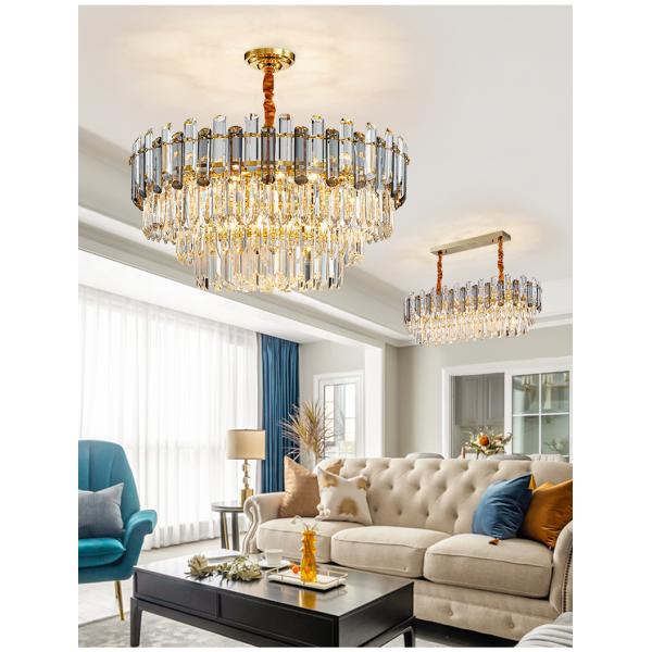 Creative Led Chandelier For Live Room 2021 Luxury Crystal Lamp Rectangle princess chandelier(WH-CY-217)