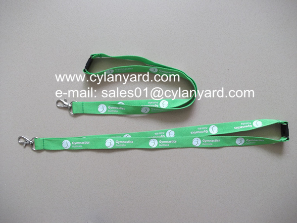 Dyed polyester neckstraps