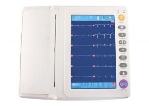 Wholesale Portable 12 Lead Ecg Machine , Medical ECG Machine With 10 Inch Color Screen from china suppliers
