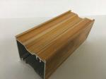 Wood Finish Aluminium Profiles , Hardness And Impact Resistance Of The Film