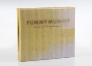 Wholesale Wood Color Design Recycled Paper Packaging Gift Boxes OEM Luxury Gift from china suppliers