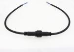 2 core male and female waterproof M15 led connector assembly with cable