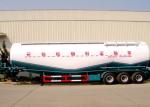 Carbon steel Semi Trailer Powder Material Tank Truck , 50 - 60 CBM trailer