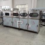 Double Row Rinsing SUS304 300 BPH Gallon Water Plant