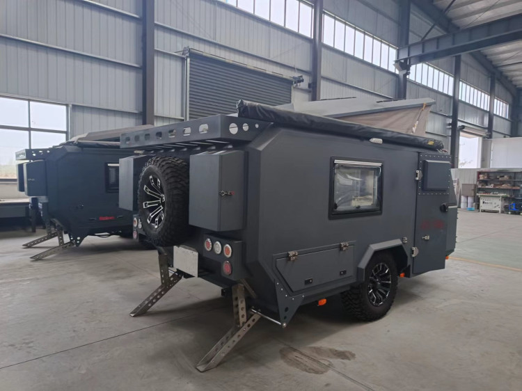 Light Weight Off Road Camper Trailer Fashionable Designed Top Tent Trailer