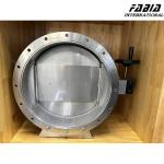 Manual/Pneumatic/Electric Control Round Butterfly Damper Valve For Air Volume