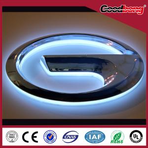 Wholesale frontlit backlit lighting and side vacuum forming arcylic lighting car logo for 4s car shop from china suppliers