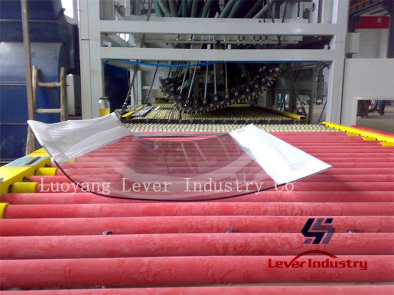 U Shape Bending Glass Tempering Furnace for freezer glass heat treatment furnace