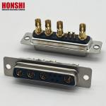 D-SUB 9W4 Female Connector Gold Pin Solder Wire Type High Quality Connectors 10A