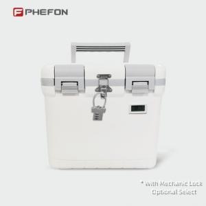 Wholesale 6L Portable Medical Cooler Box Outdoor Locking PU Foam Medicine Ice Cooler Box 48H Cold Time from china suppliers