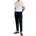 2024 Summer Fashion Elegant Trendy Quarter Sleeved Plain Polo Collar T-shirt for