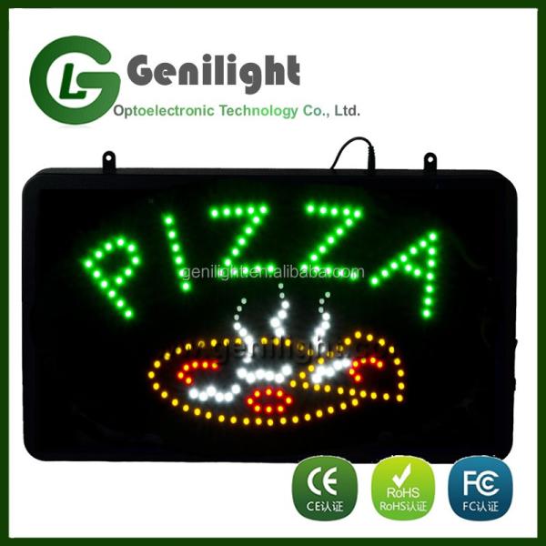 High Brightness Rectangular Shape LED OpenSign for Commercial Advertising