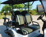 White Color 4 Seater Golf Cart Motor Depot AC Motor 3.5kw Wheelbase 2300mm