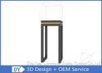 Simple Inexpensive Stain Steel Jewellery Display Cabinets With Lock