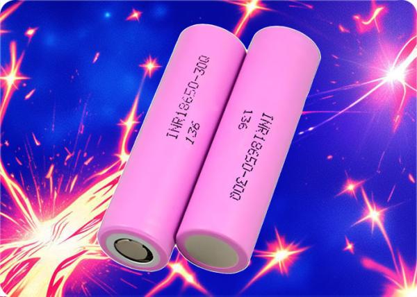 NMC 18650 Battery 15A 2950mAh 3.6 V Lithium Battery 500 Cycles For Electric