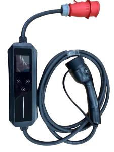 Wholesale portable electric vehicle charger car ev station Mode2 IEC62196 400V 3-phase 32A 22kw from china suppliers