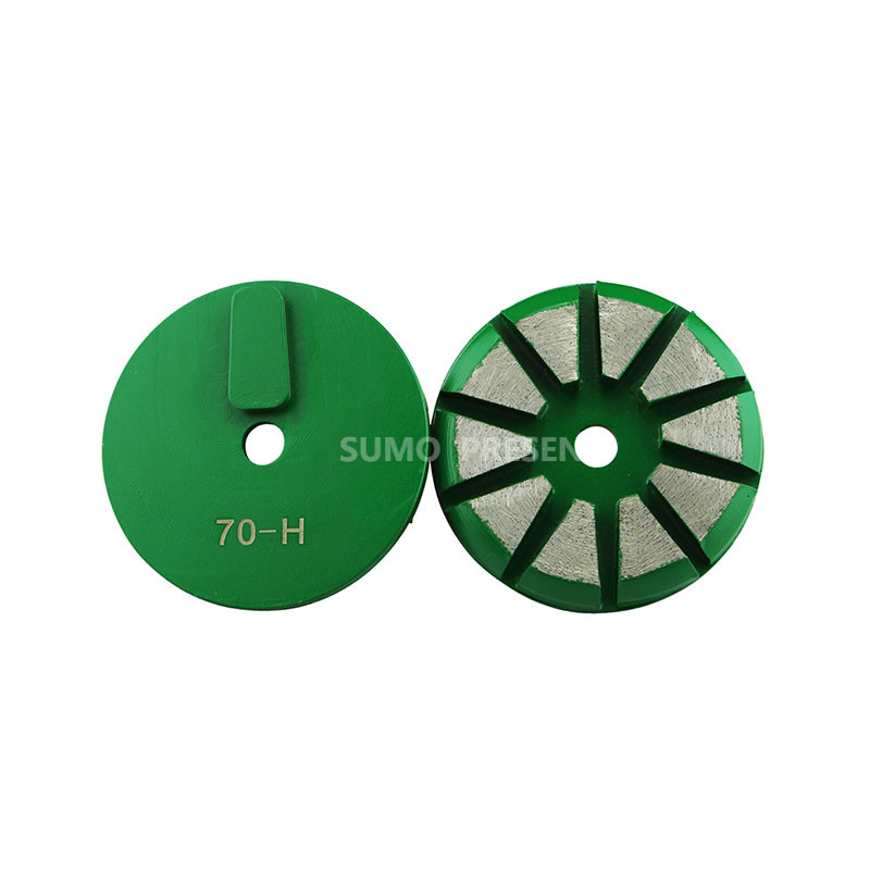 3"10 Segments Redi Lock Diamond Grinding disc for Husqvarna