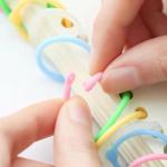 Color Plastic Loose Leaf Double Clasp 15 20 27 28 32 35 40mm