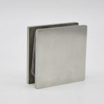 Stainless steel Glass Clip 0 degree RS2303, 51X51mm, material SS304, SS201 satin