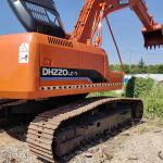 Doosan DH220-7 Used Crawler Excavator 108kw Rated Power 21 Tonnage
