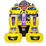 High End Yellow Color Car Simulator Arcade Game Machine English / Chinese
