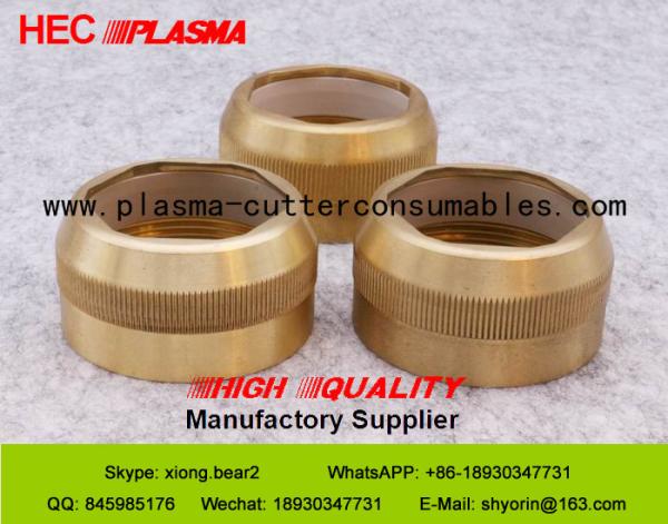 Metal Protection Cap Kjellberg Plasma Consumables , Retaining Cap