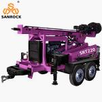 Portable Hydraulic Water Well Drilling Machine Trailer Mounted Water Well